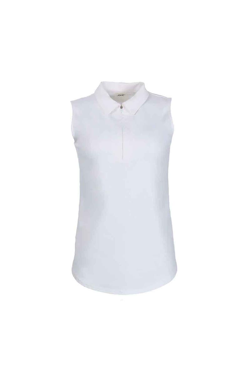 Sleeveless Womens Golf Polo, Alternate, color, White