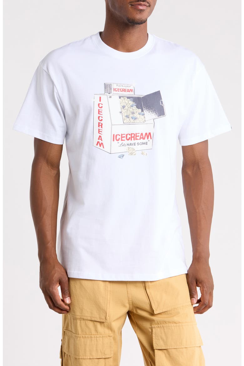 Freezer Graphic T-Shirt, Main, color, WHITE