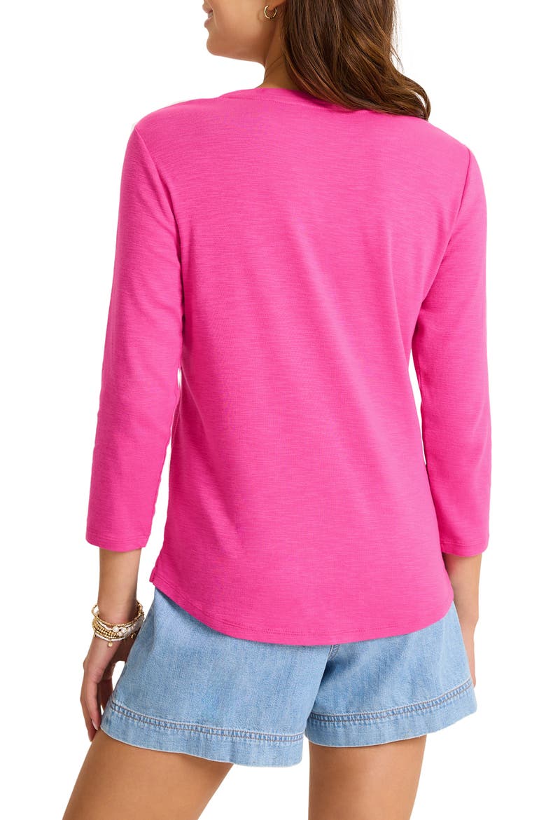 Ashby Isles Scoop Neck Cotton T-Shirt, Alternate, color, VERY BERRY