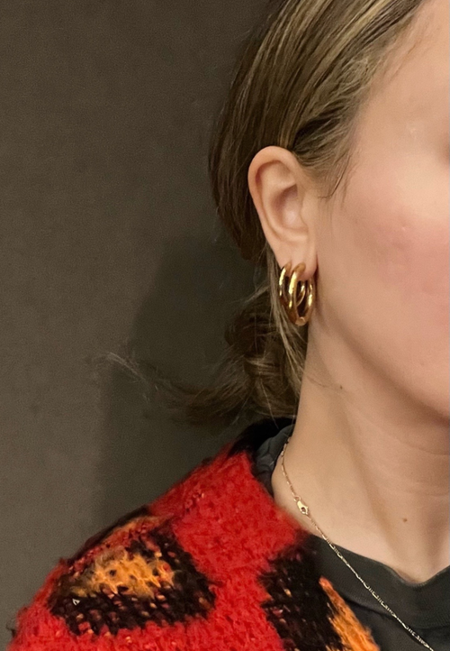 Sccollection Everyday Hoops In Burgundy