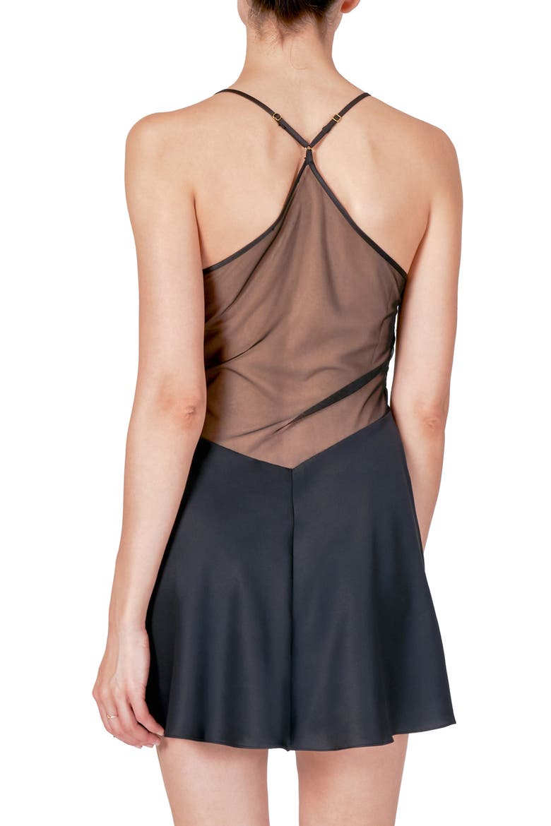 Rosey Chemise, Alternate, color, BLACK