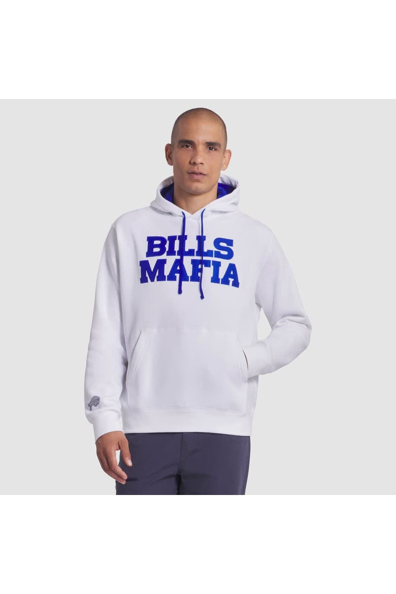 Men's Nike White Buffalo Bills 2025 Rivalries Collection Club Hoodie, Main, color, White