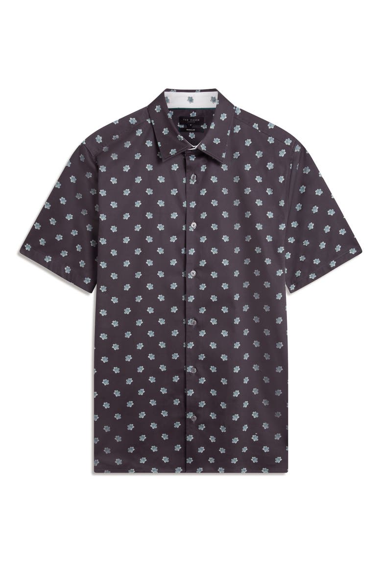 Chaska Regular Fit Button-Up Shirt, Alternate, color, NAVY