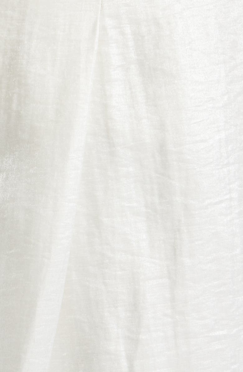 BOSS Tacres High Waist Ankle Wide Leg Pants, Alternate, color, Soft Cream