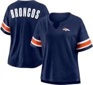 FANATICS Women's Fanatics Navy Denver Broncos Redzone Curl Route T-Shirt