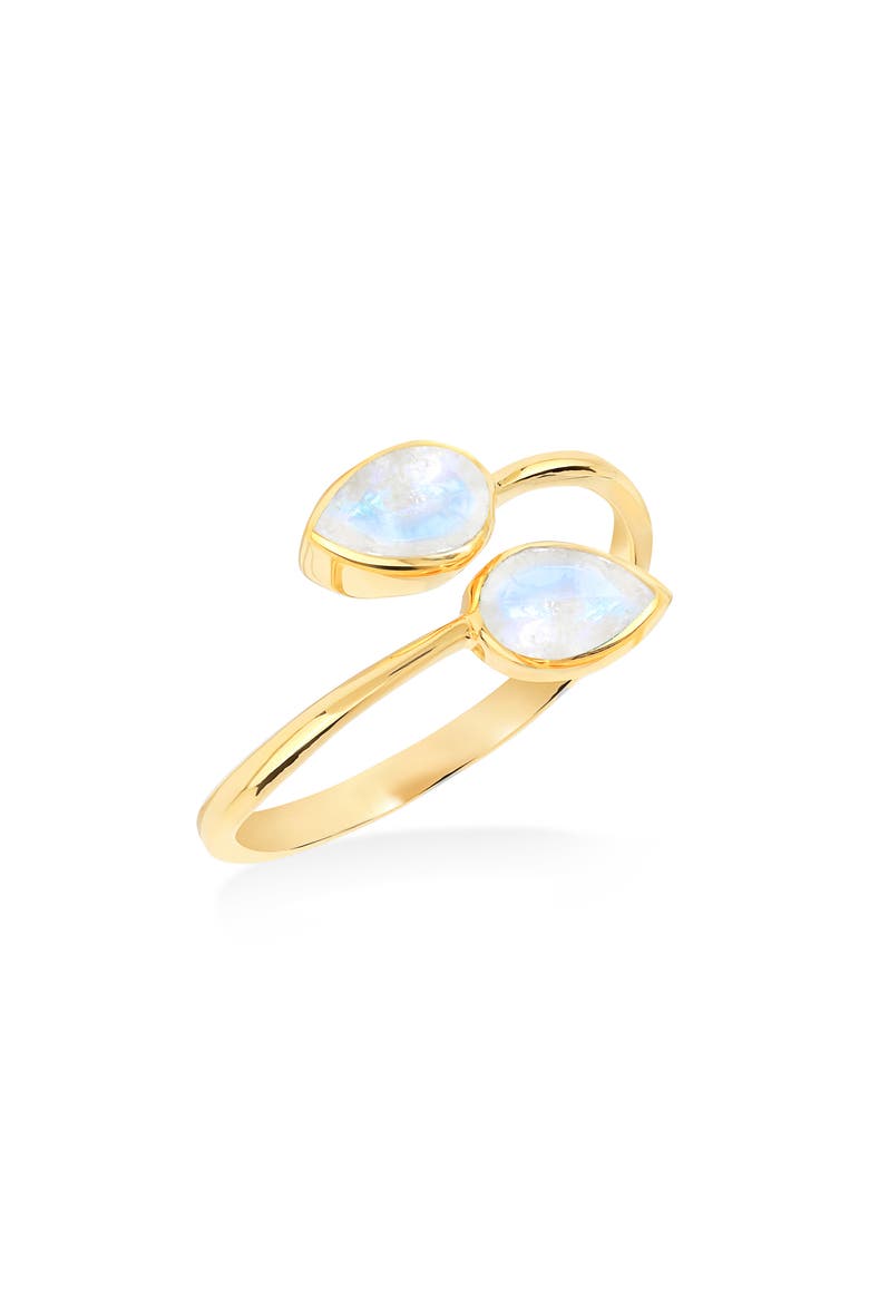 Gemstone Bypass Ring, Alternate, color, BLUE MULTI