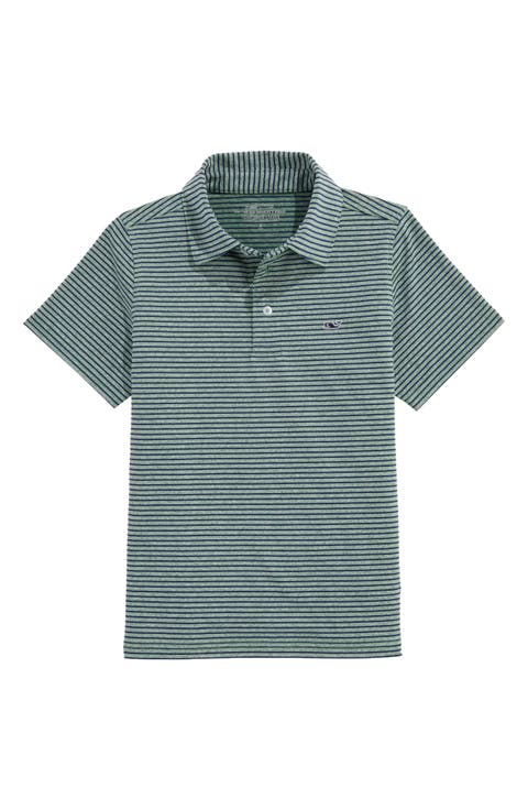 Kids' Bradley Stripe Stretch Polo (Big Kid)