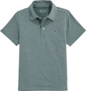 Kids' Bradley Stripe Stretch Polo