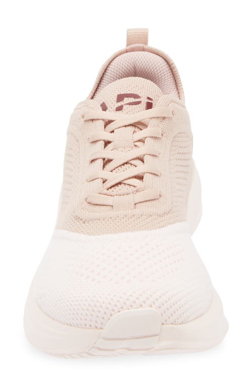 Shop Apl Athletic Propulsion Labs Apl Techloom Dream Running Shoe In Creme/rose Dust/burgundy