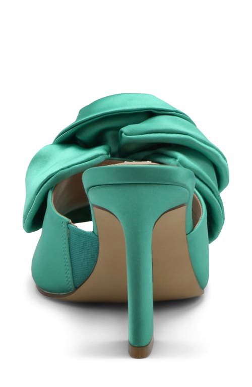Charles David Kimchi Floral Satin Sandal In Spring Green