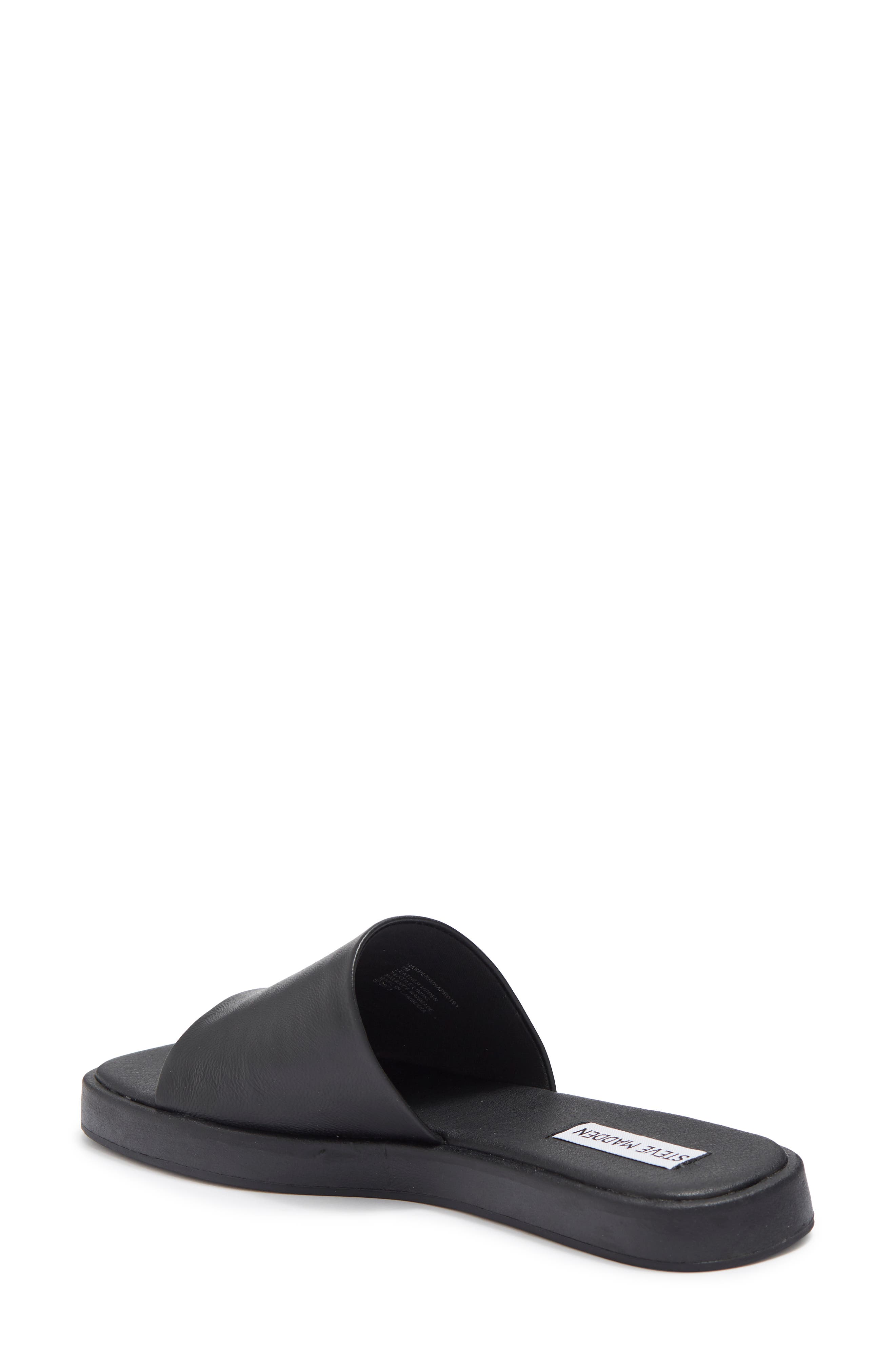 Steve Madden Holmes Slide Sandal, Alternate, color, Black