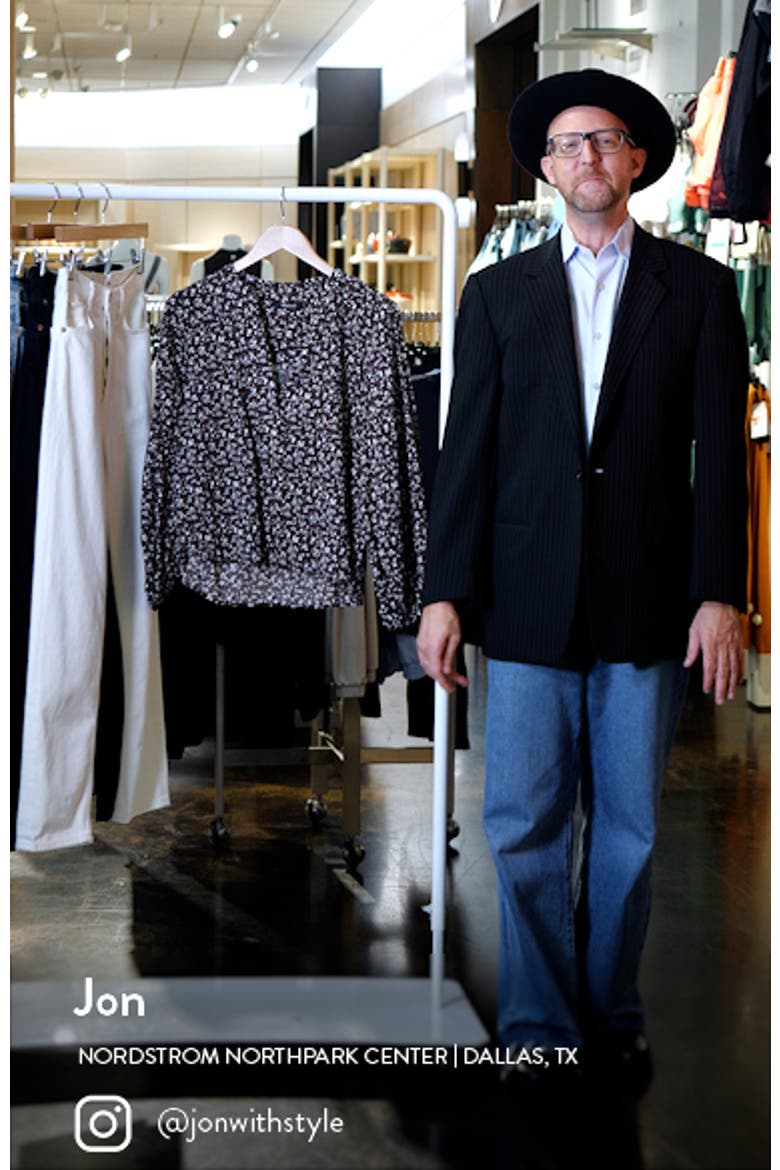 V-Neck Long Sleeve Cotton Blend Top video