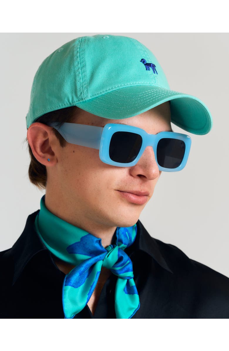 Lost Pattern "Pan Pan" Baseball Cap, Alternate, color, Teal Green