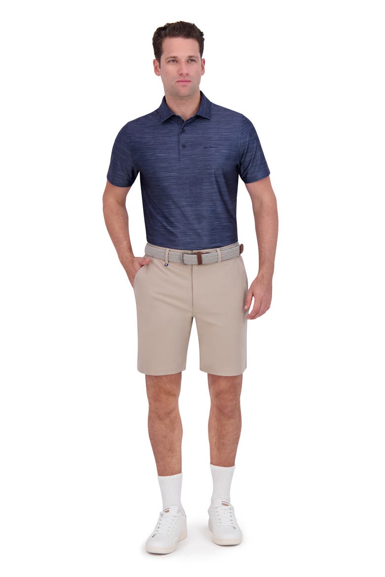 Mélange Stretch Tech Polo, Alternate, color, NAVY