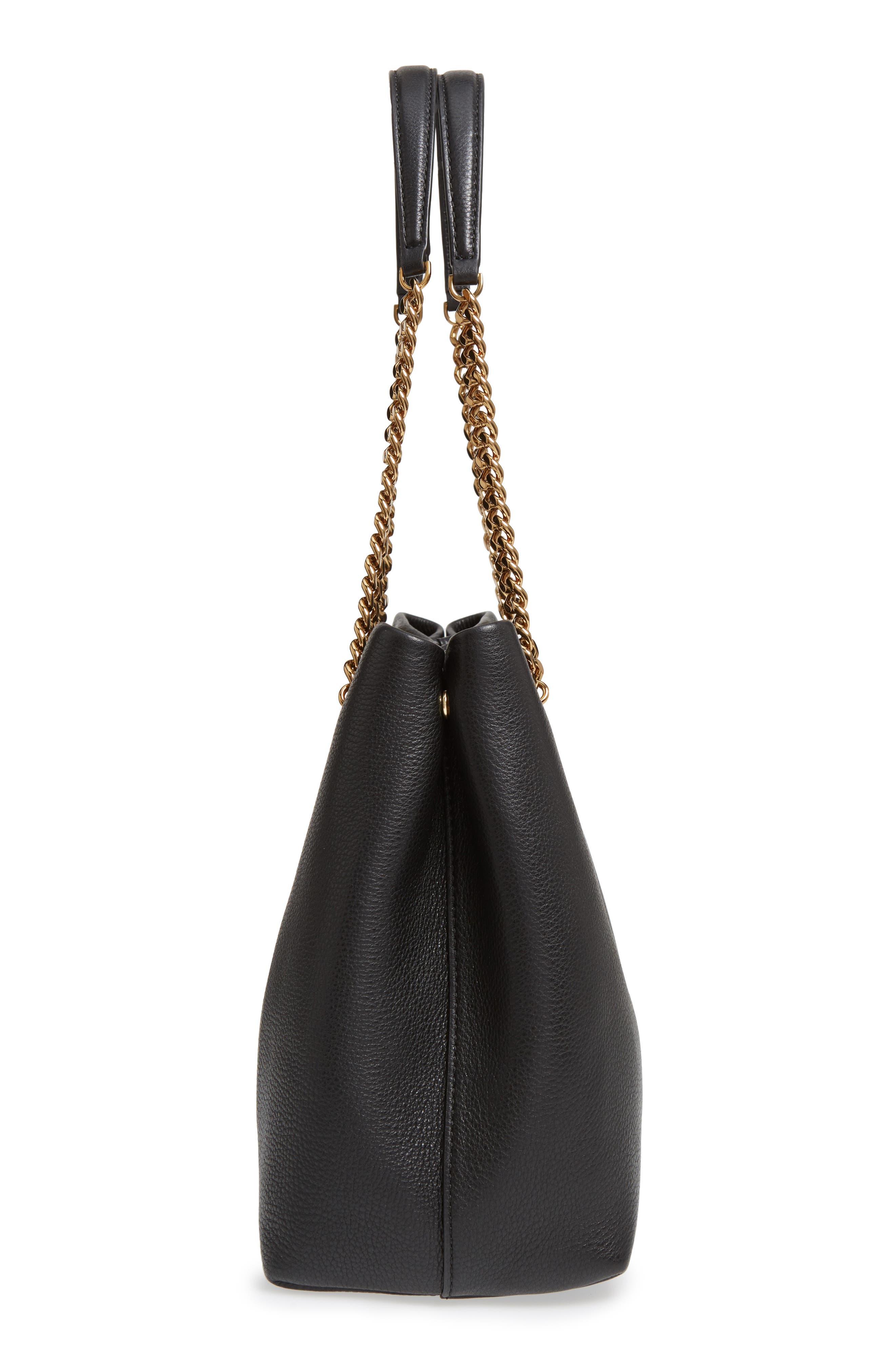 Tory Burch Kira Leather Tote, Alternate, color, 