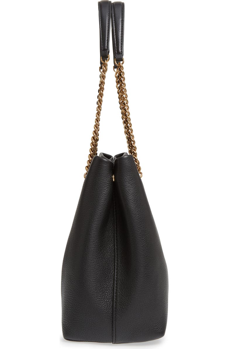 Tory Burch Kira Leather Tote, Alternate, color,