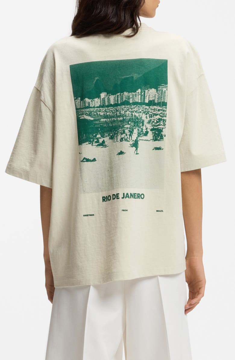 BOSS Orange Cotton Tee, Alternate, color, Guava Leaf