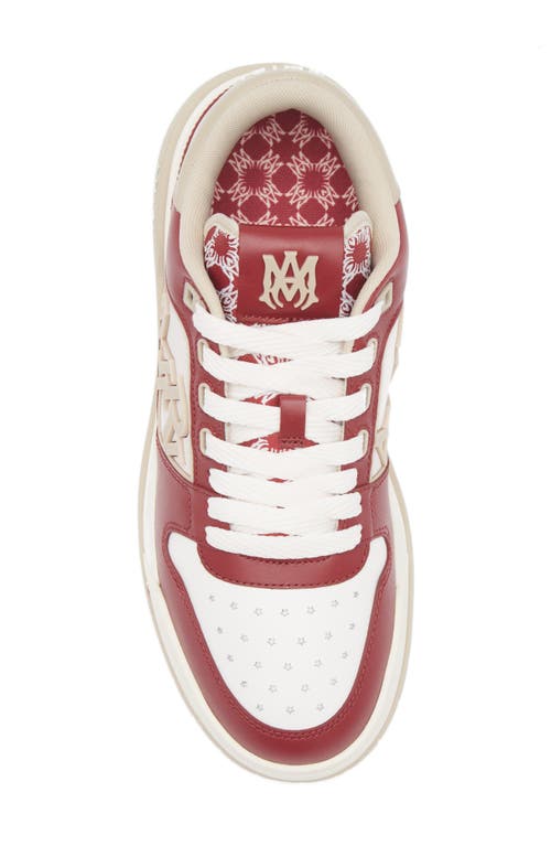 Shop Amiri Classic Low Top Sneaker In Deep Red
