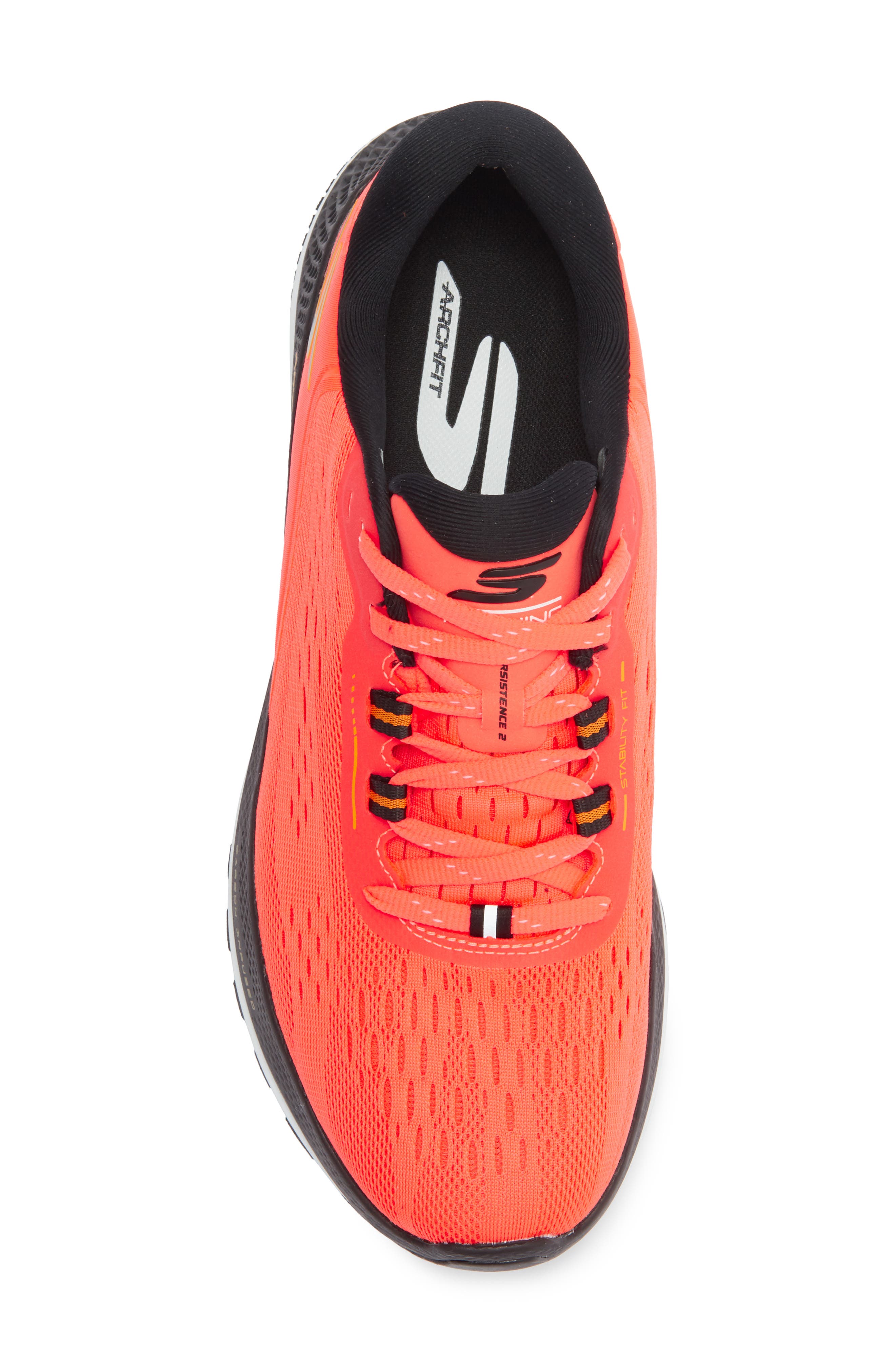 GO RUN Persistence 2 Running Shoe, Alternate, color, RED/ BLACK