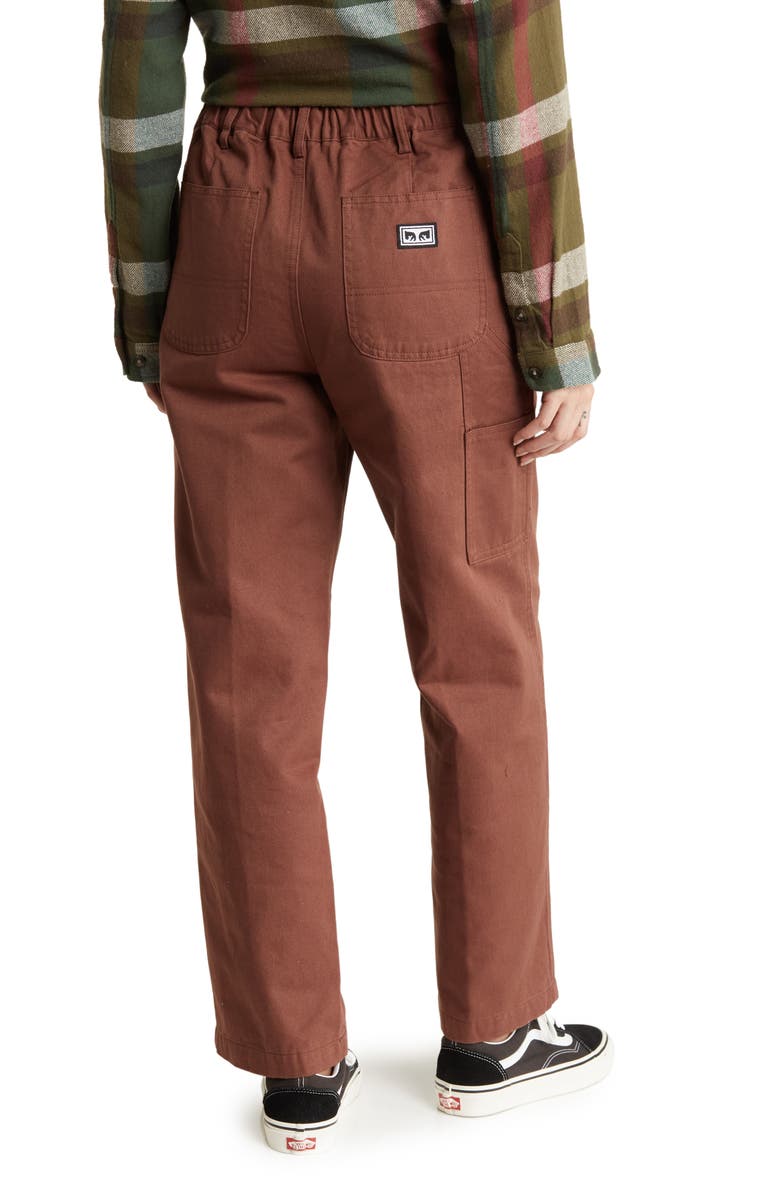 Obey Brighton Crop Carpenter Pants, Alternate, color,