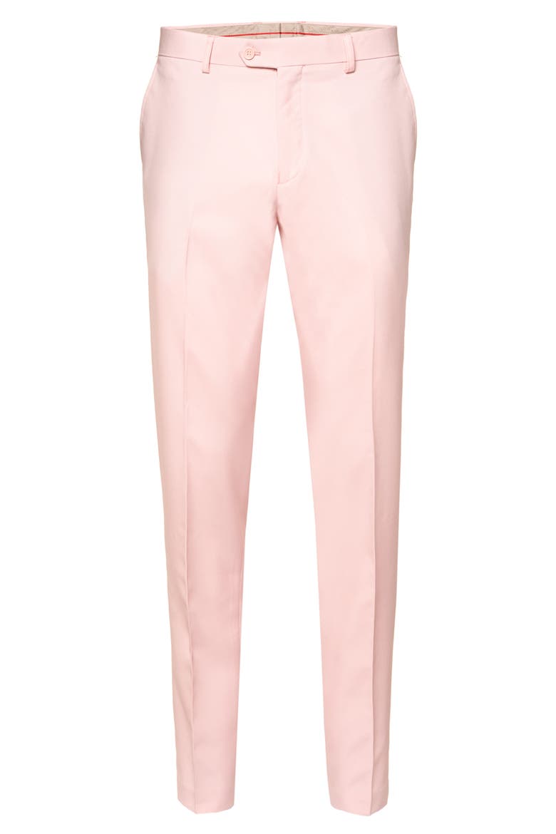 Pink Blush Slim Fit Two-Piece Suit & Tie Set, Alternate, color, PINK
