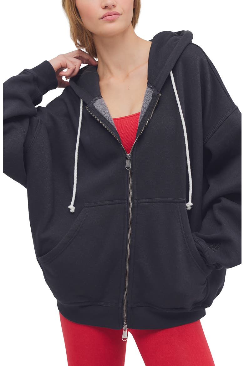Final Call Full Zip Hoodie, Main, color, BLACK