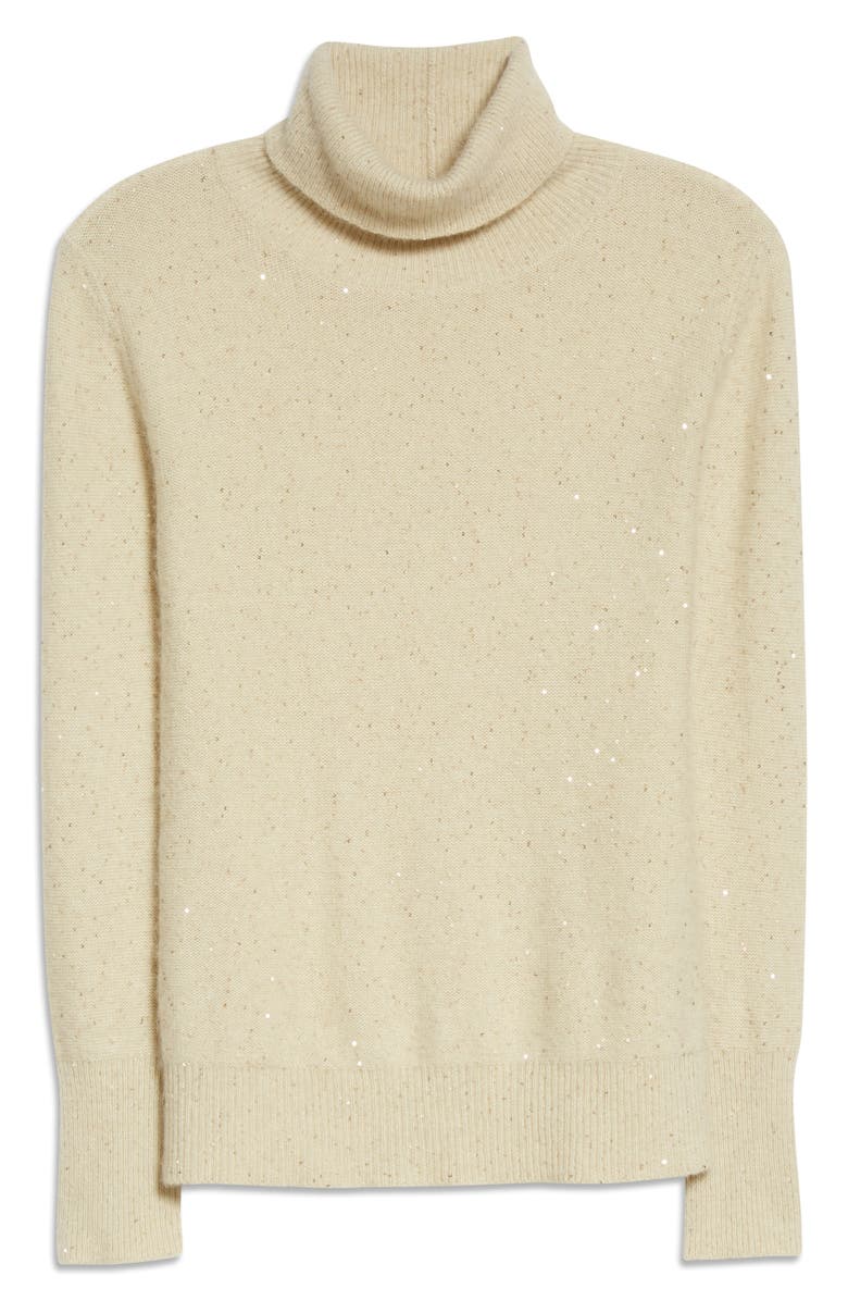 Fabiana Filippi Sequin Turtleneck Sweater, Alternate, color, 
