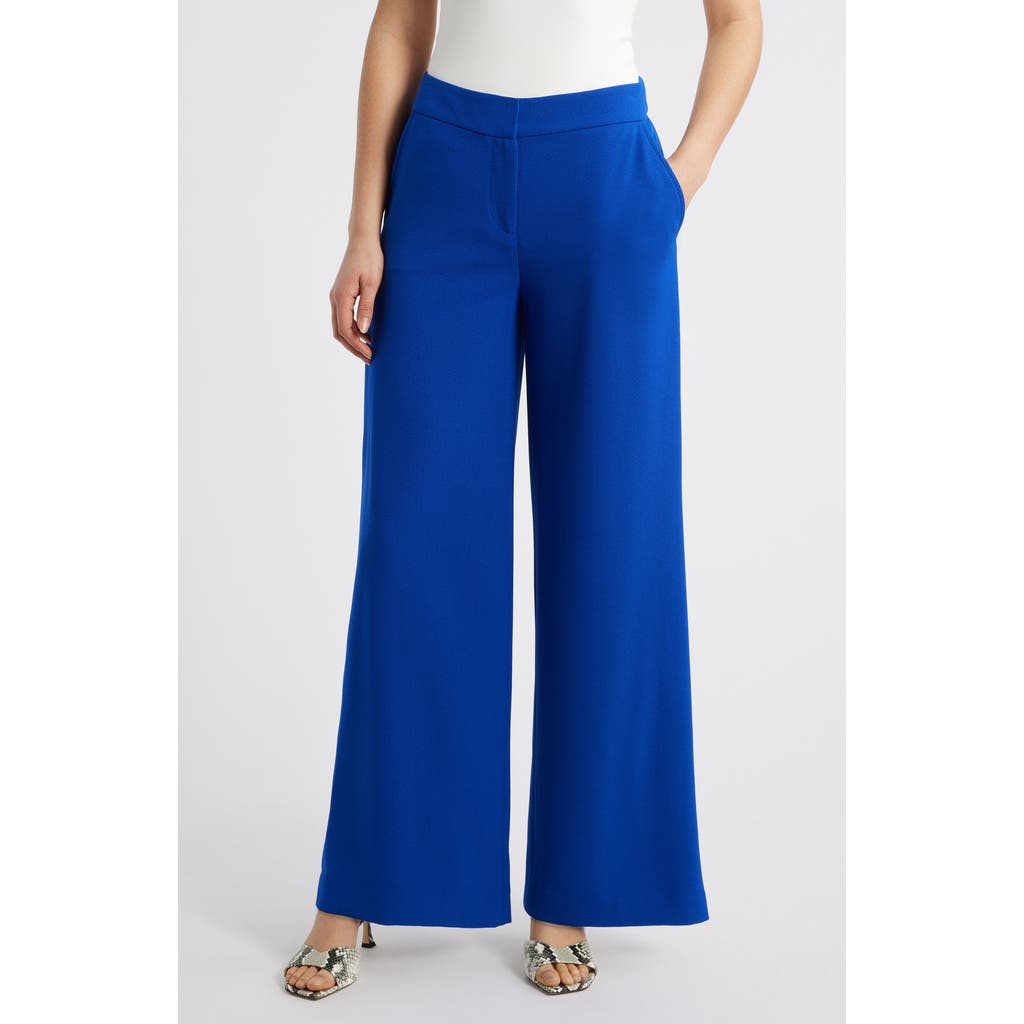 Tahari Asl Wide Leg Pants In Cobalt