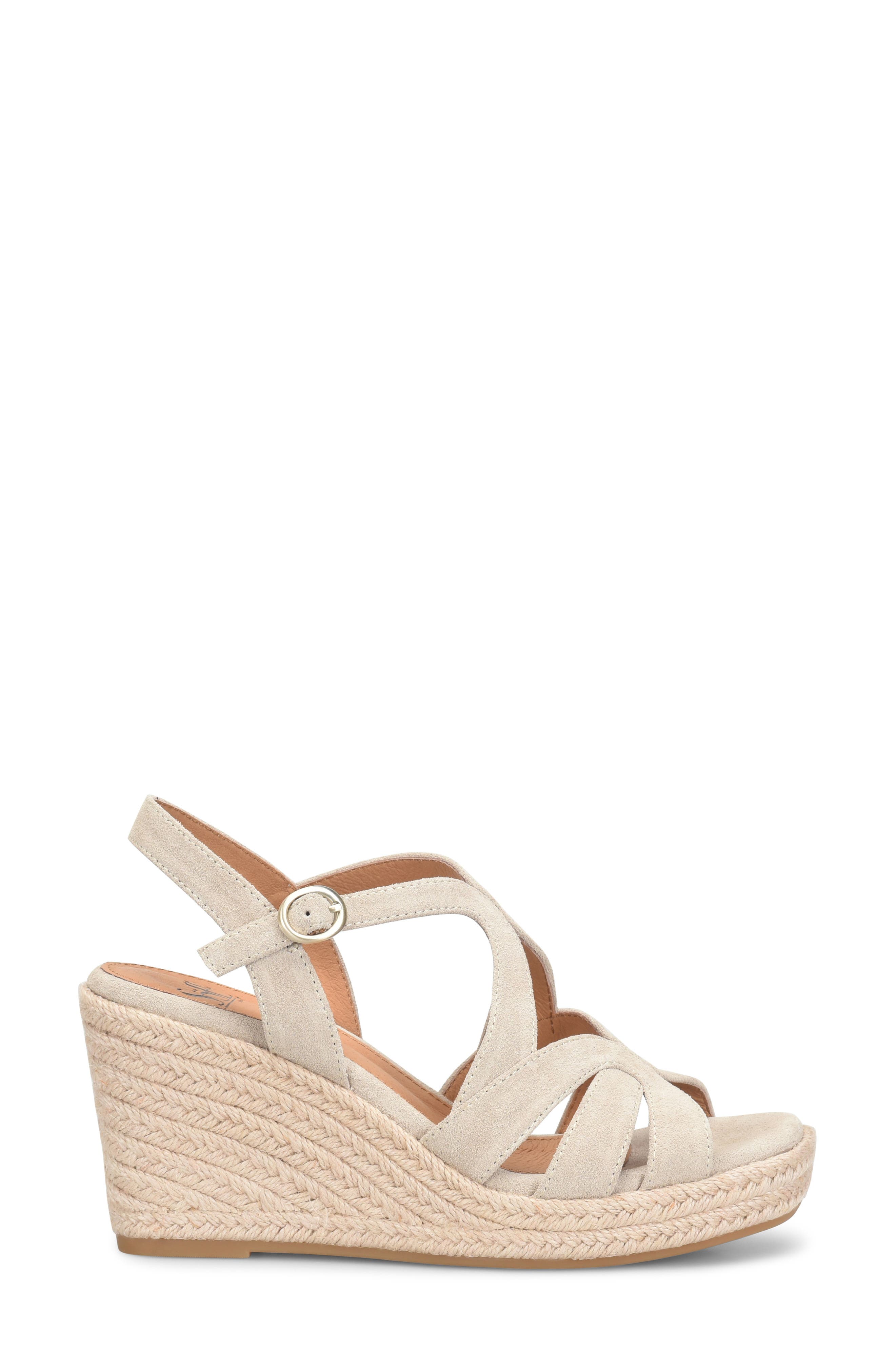 Norma Slingback Espadrille Platform Wedge Sandal, Alternate, color, BAYWATER