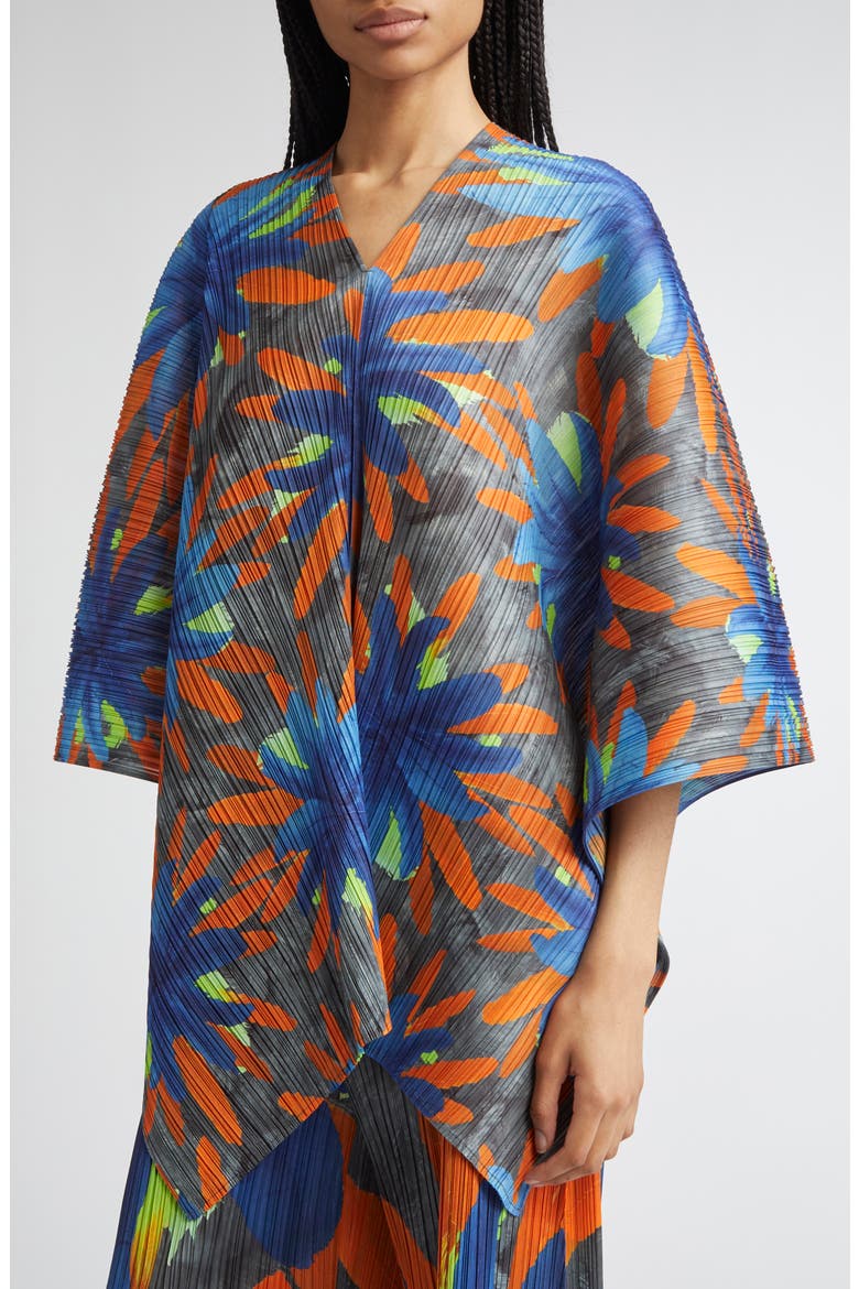Carnival Pleated Tunic, Alternate, color, GRAY
