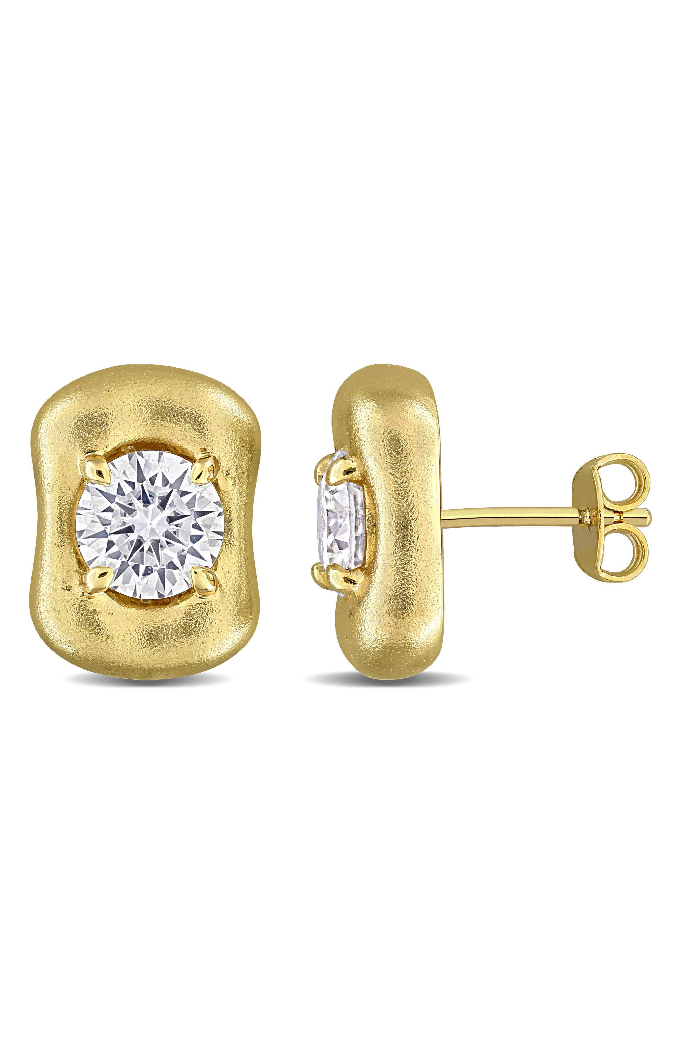 Moissanite Stud Earrings