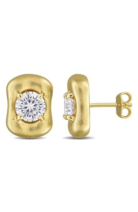 Moissanite Stud Earrings