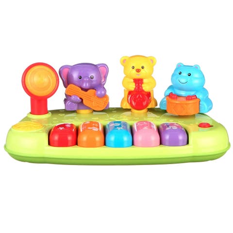 Safari Symphony Lights & Sounds Musical Toy, Ages 12Mo