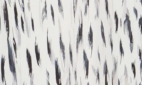 Nordstrom Double V-neck Tank In Ivory- Black Animalia