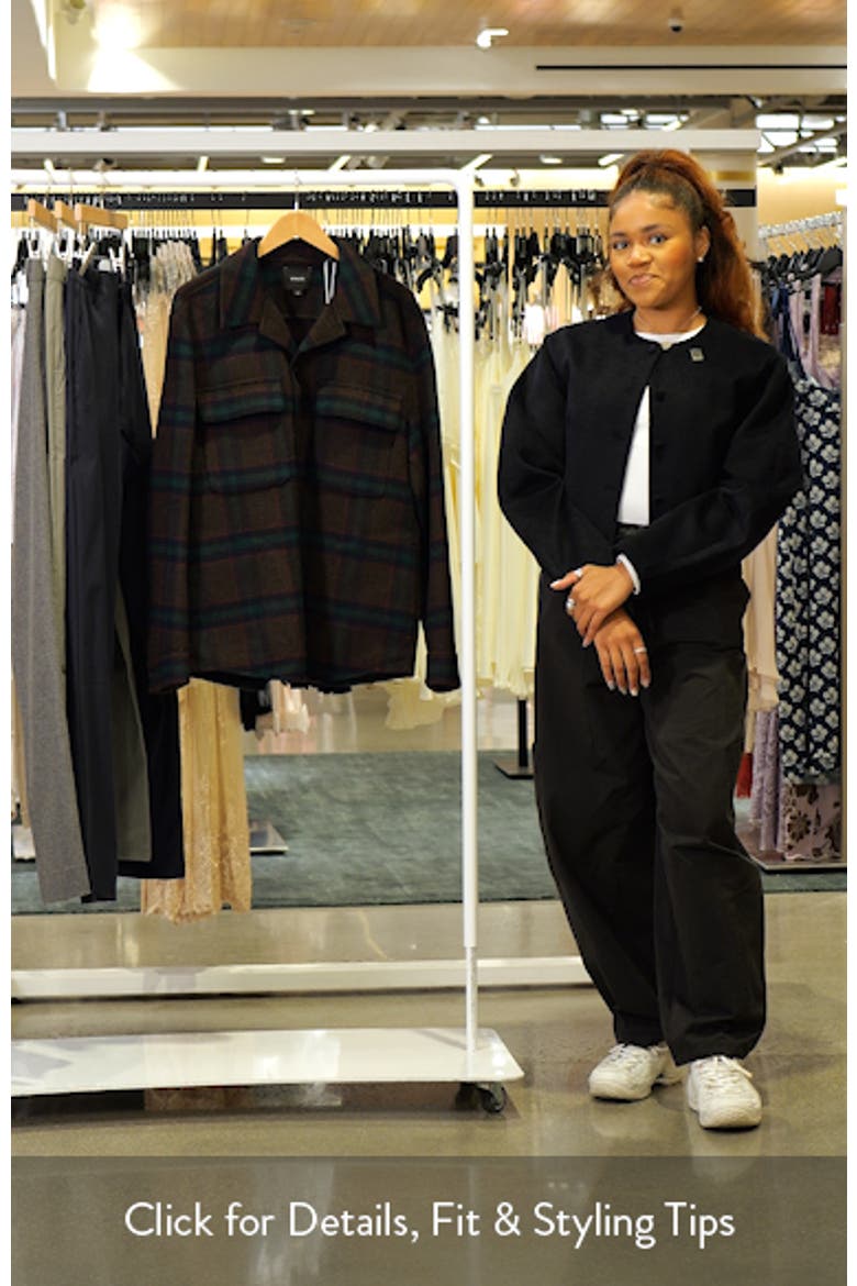 Splittable Wool Blend Shirt Jacket video