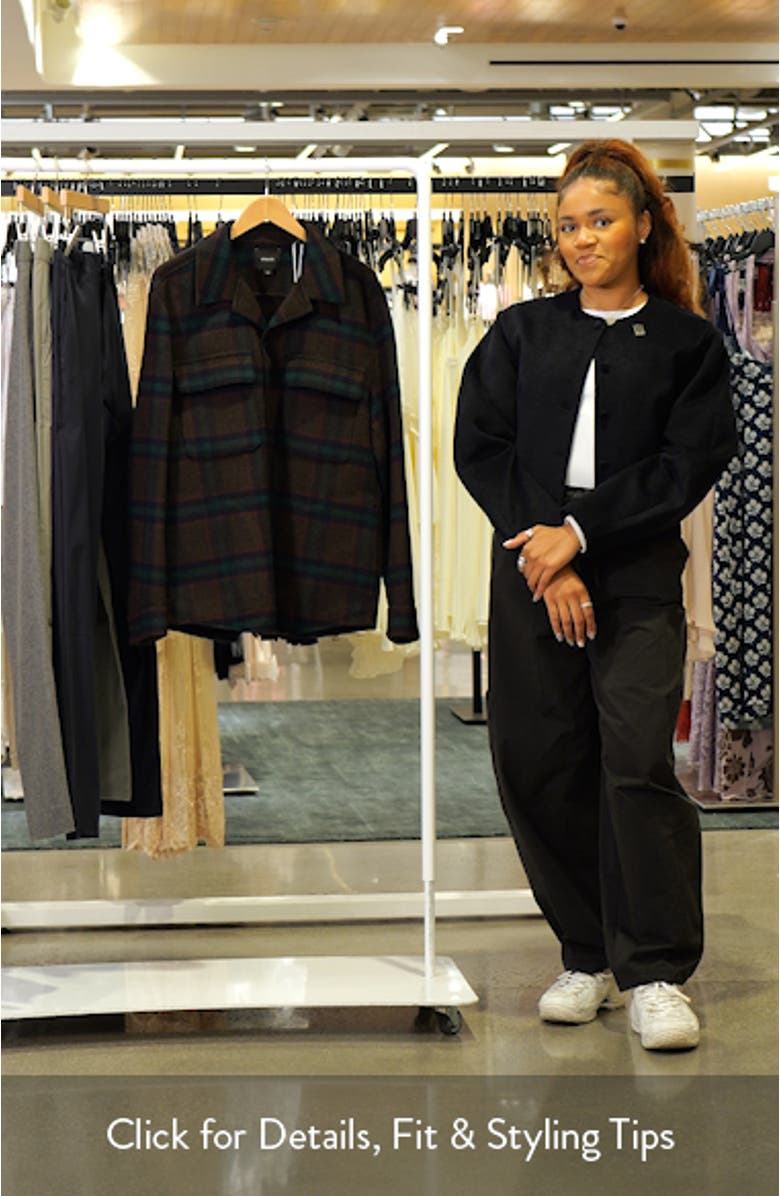 Splittable Wool Blend Shirt Jacket, sales video thumbnail