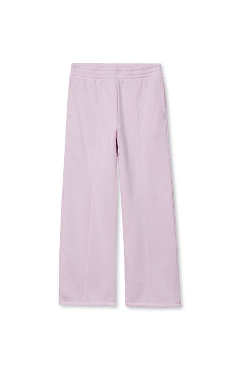 Girls Fleece Wide Leg Pants