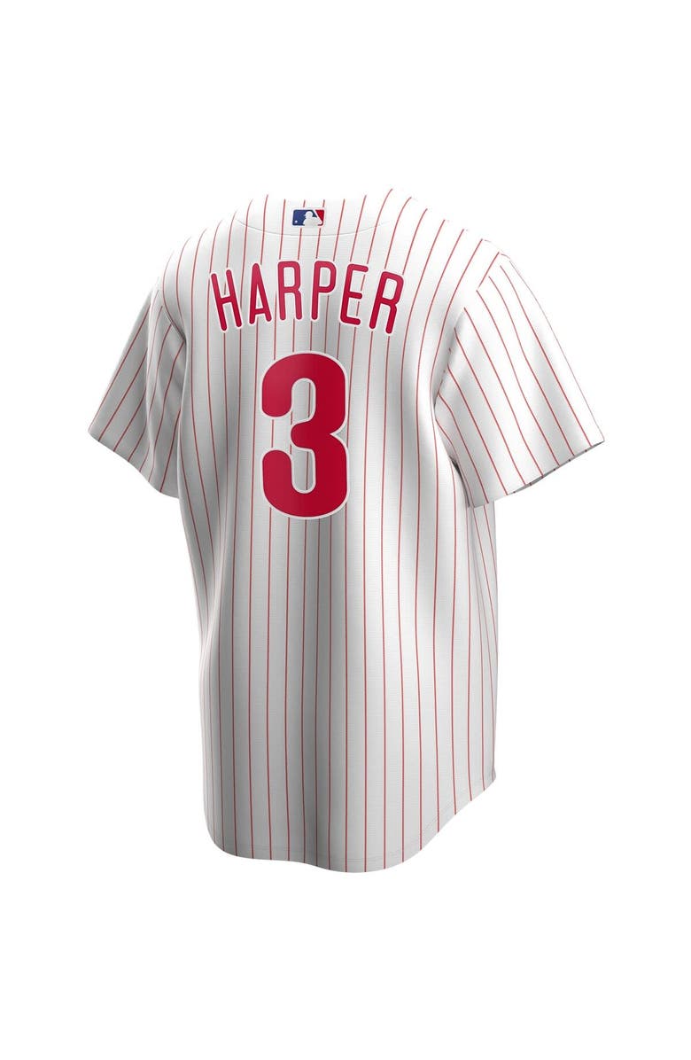 Nike Youth Nike Bryce Harper White Philadelphia Phillies Alternate Replica Player Jersey, Alternate, color, 