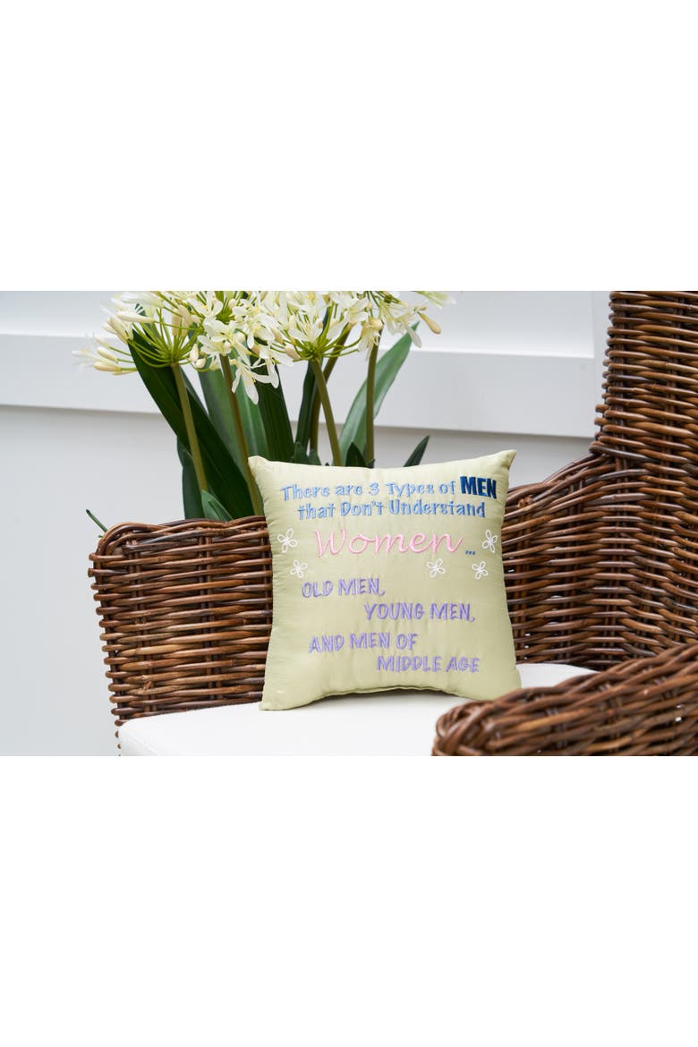 3 Types Mini Accent Pillow, Alternate, color, Green