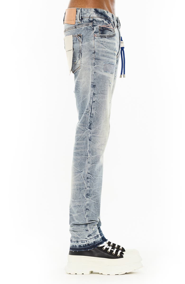 Cult of Individuality Rocker 602 Release Hem Slim Fit Jeans, Alternate, color, Strobe