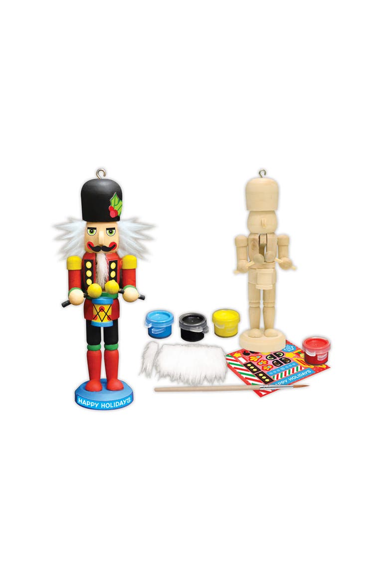 Nutcracker Drummer Ornament Paint Kit, Alternate, color, Multicolor