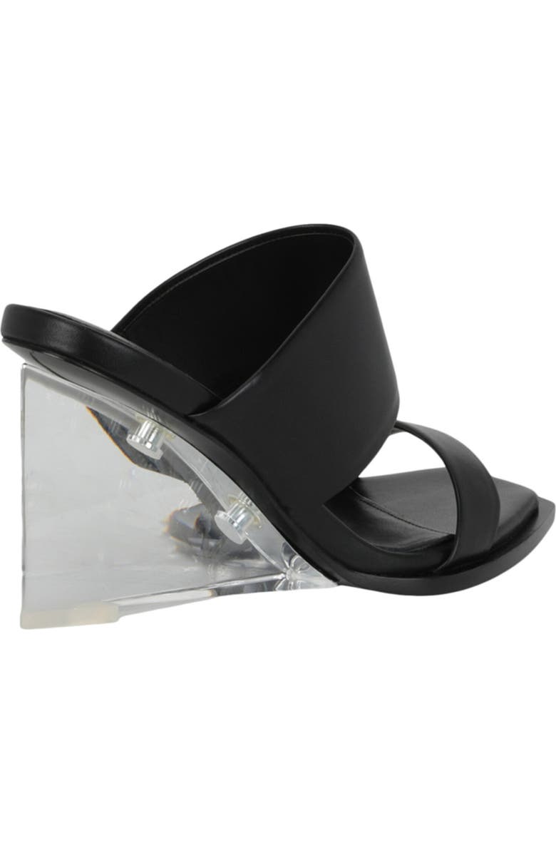 McQueen Shard Wedge Sandal, Alternate, color,