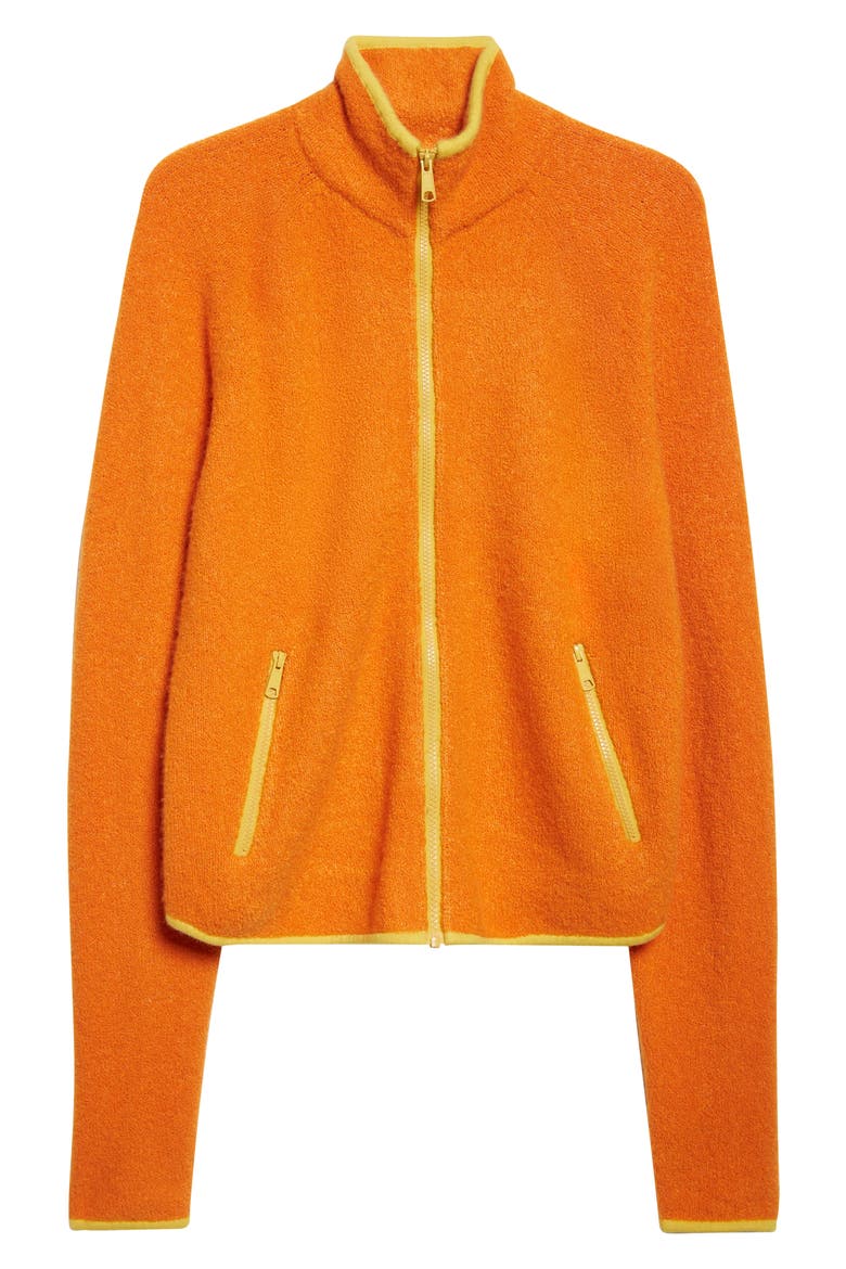 Functional Cashmere Blend Jacket, Alternate, color, DEEP ORANGE