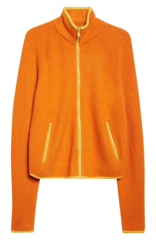 Frenckenberger Functional Cashmere Blend Jacket In Orange
