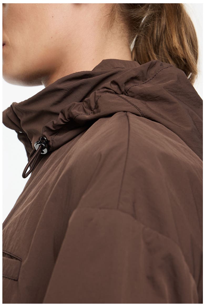 A-Line Trench, Alternate, color, DARK BROWN