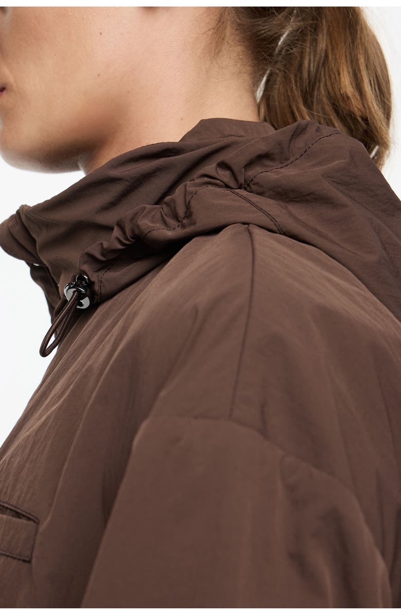 Bimba y Lola A-Line Trench, Alternate, color, Dark Brown