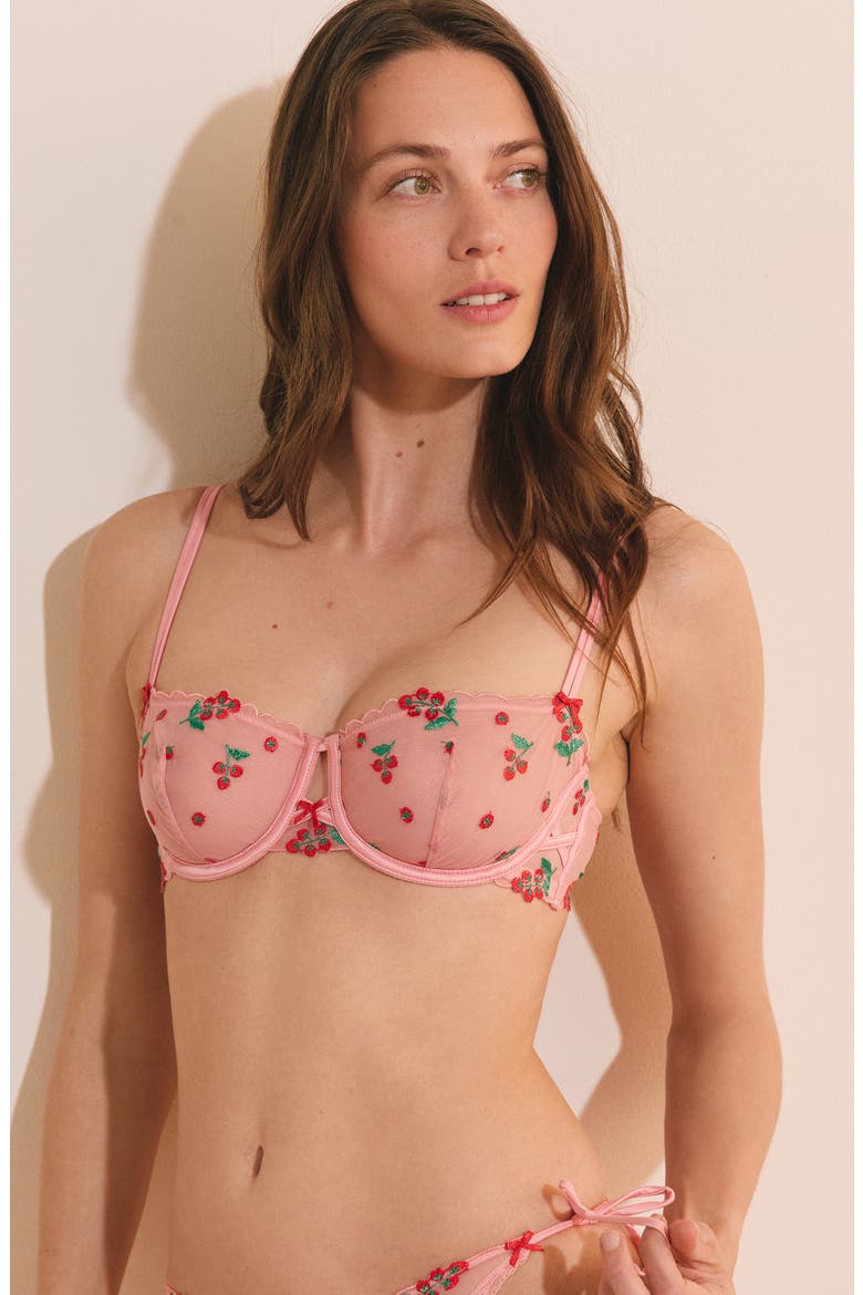 Tomato Love Underwire Bra, Alternate, color, MULTICOLORE
