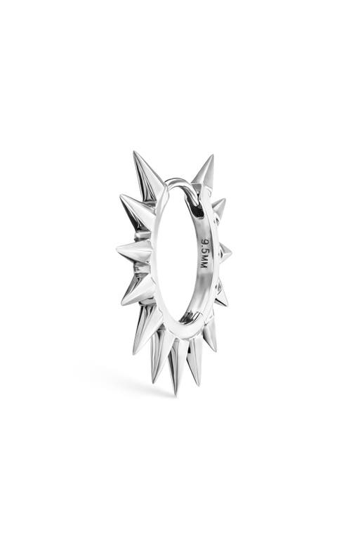 Maria Tash Mohawk Spike Hoop Earring In White Gold
