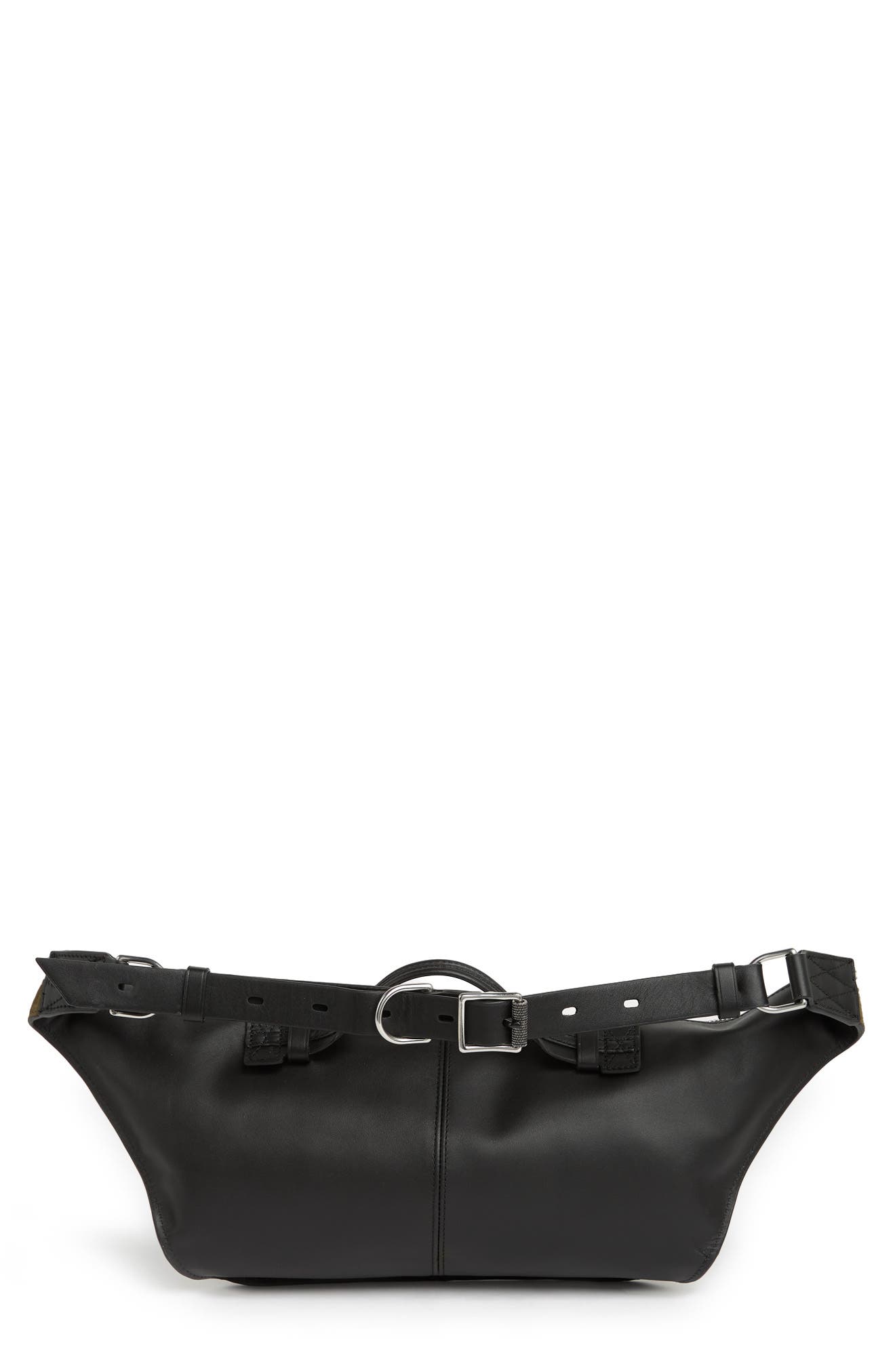 RAG AND BONE Elliot Large Fanny Pack, Alternate, color, OLIVE SUEDE