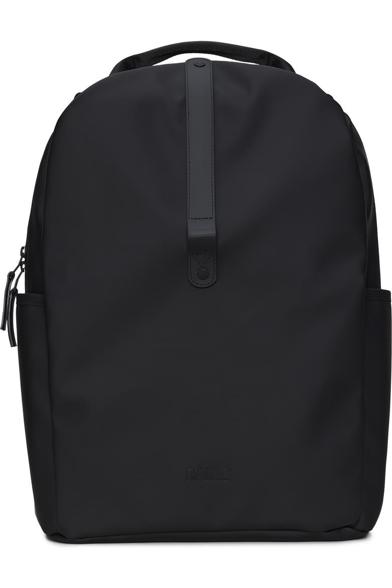 rains waterproof backpack in black Mini A spacious rucksack Rains Book Daypack - Black